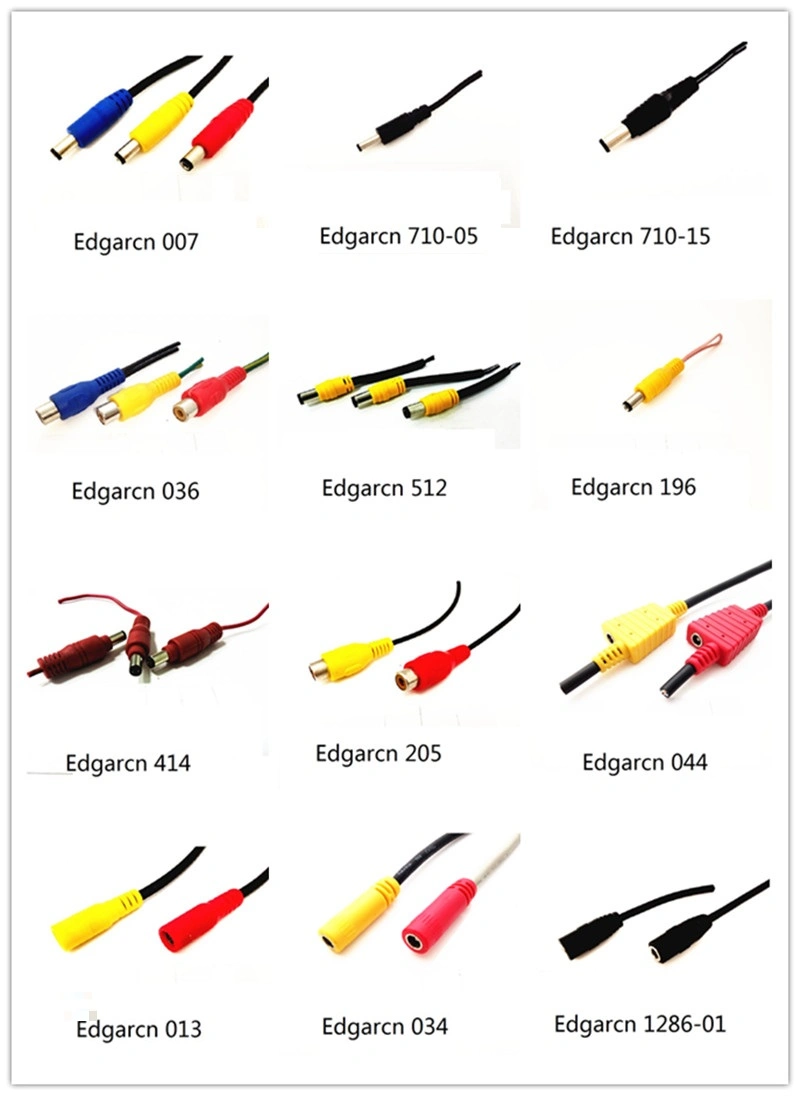 Straight DC 5.5*2.1 mm Male Molding Cable for Power Edgarcn 277